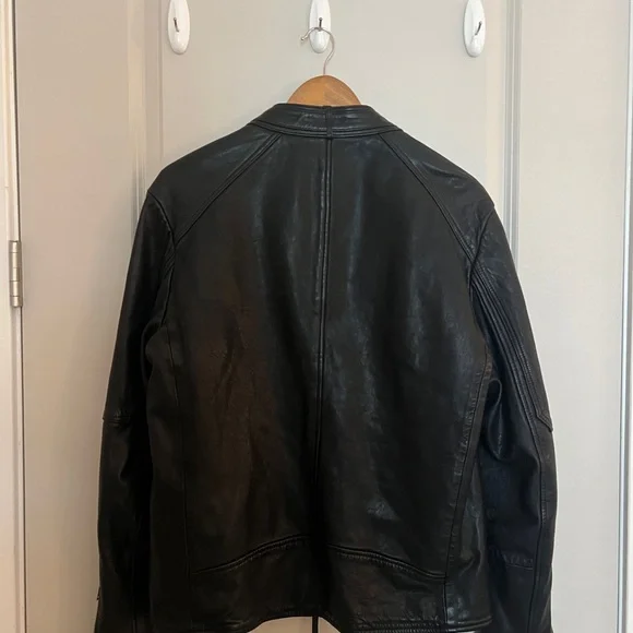 All Saints Black Leather Jacket